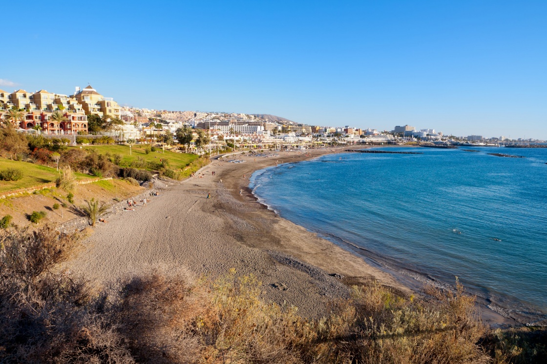 Playa Fanabe. Costa Adeje. Tenerife. Canary Islands. Spain