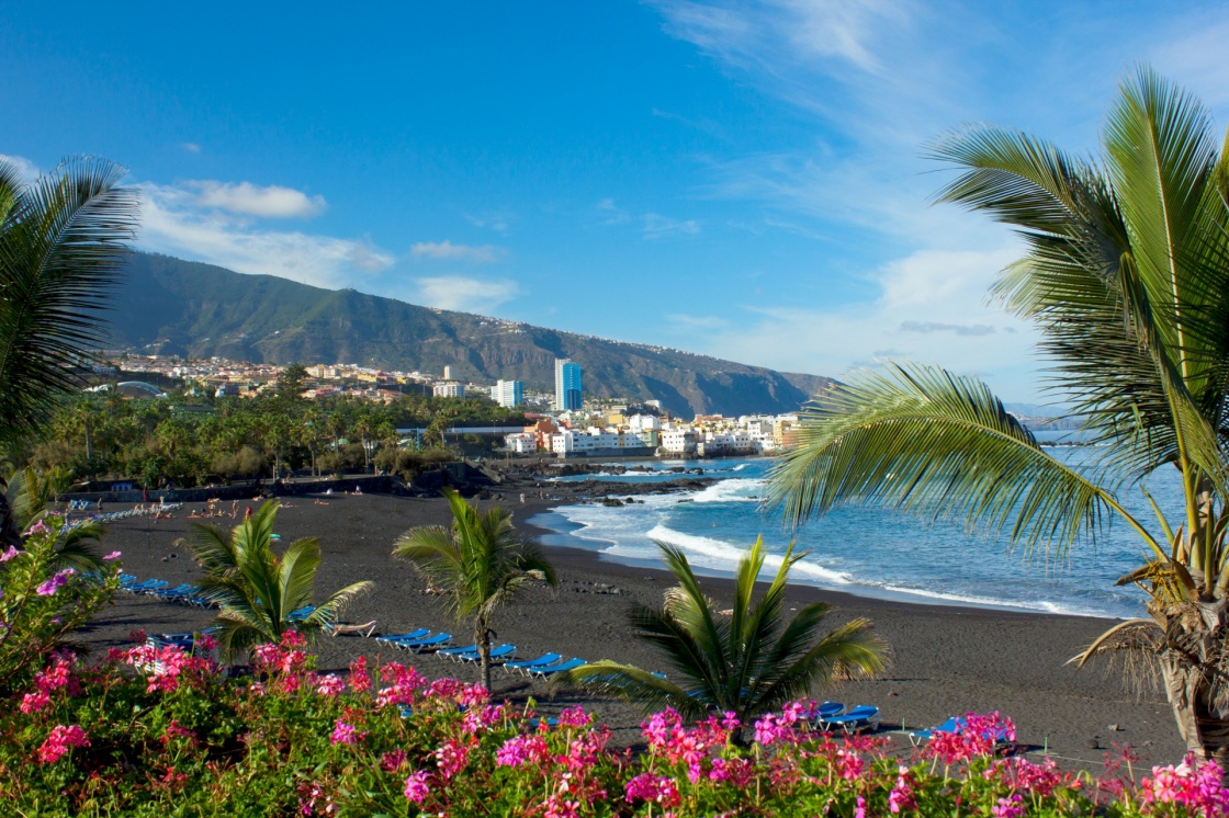 playa Jardin,Puerto de la Cruz, Tenerife, Spain